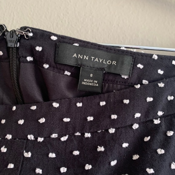 Ann Taylor A-line polka dot skirt - Picture 4 of 4